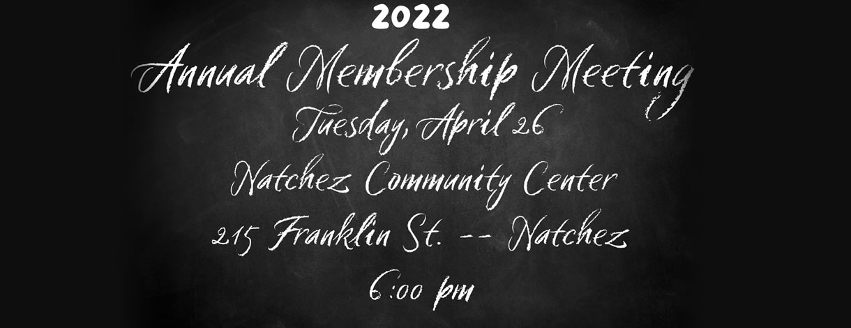 Annual Meeting 2022 April 26th at 6PM